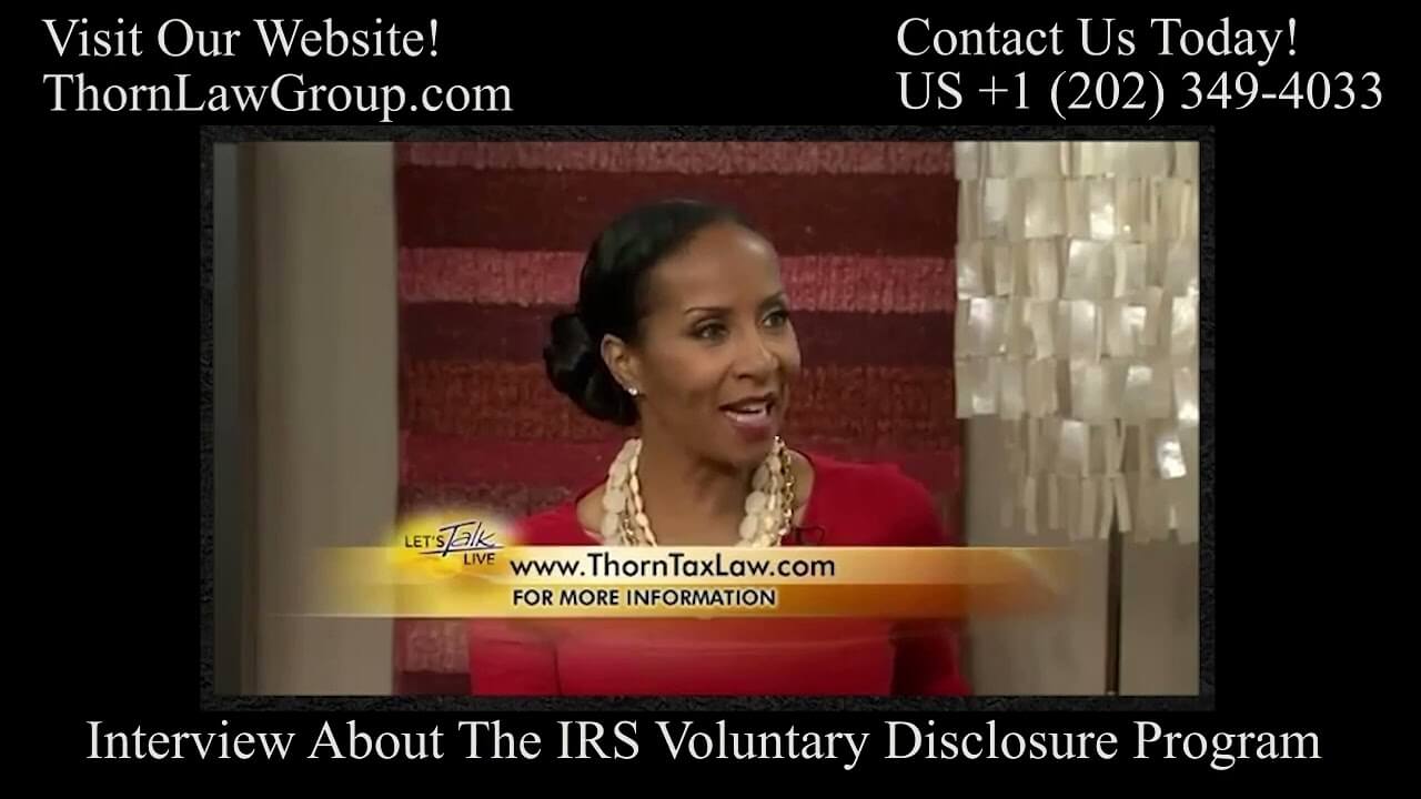 Kevin Thorn Discusses IRS Voluntary Disclosure Program on Let's Talk Live