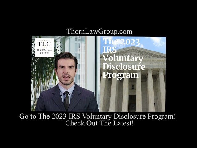 2023 IRS Voluntary Disclosure Program Basics
